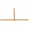 Ekena Millwork Eugene Smooth Timber Gable Bracket, Western Red Cedar, 96"W x 60"H x 1 1/2"D x 3 1/2"F, 15/12 Pitch GBW096X60X0204EUG00SWR - alternate 5